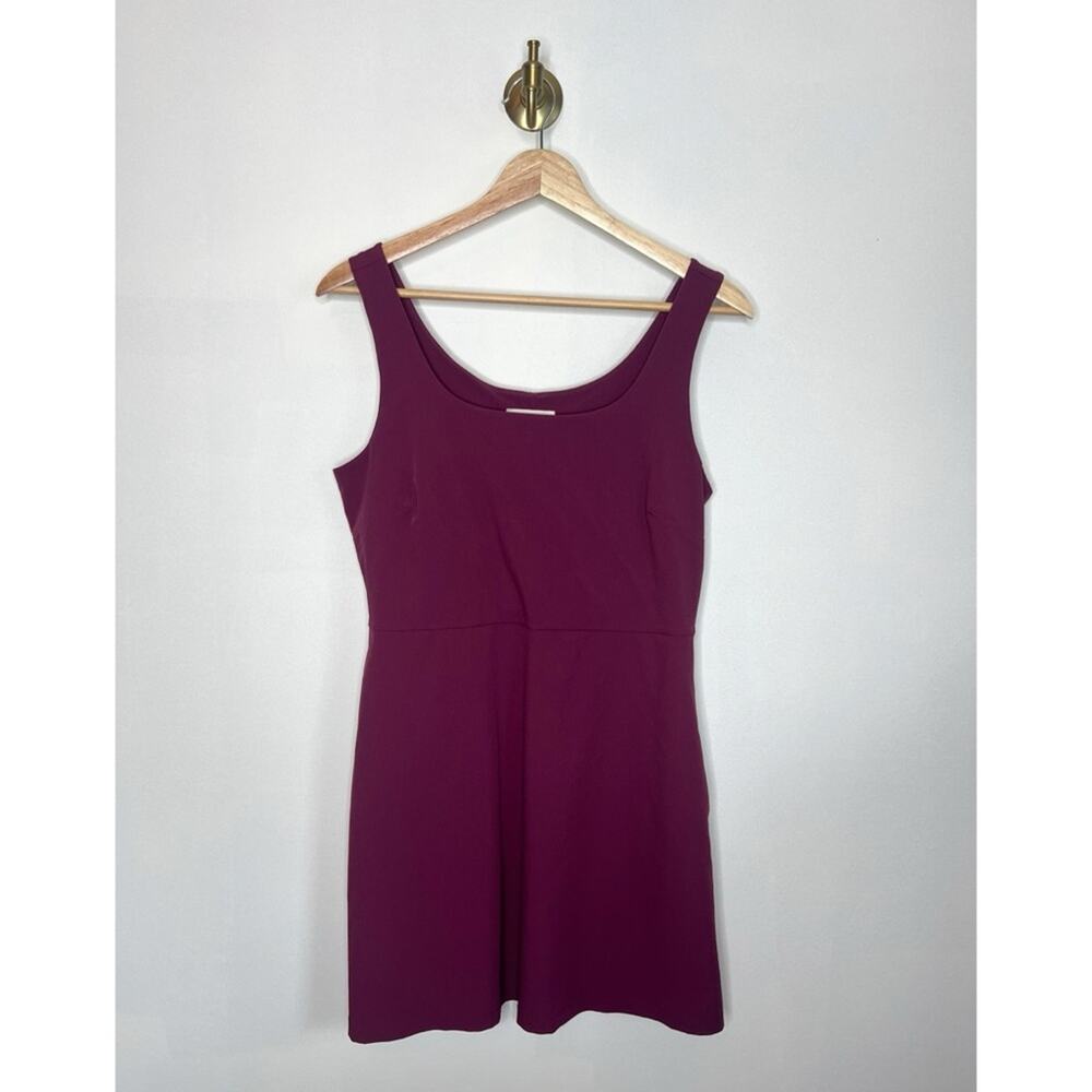Roots Burgundy Athleisure Dress